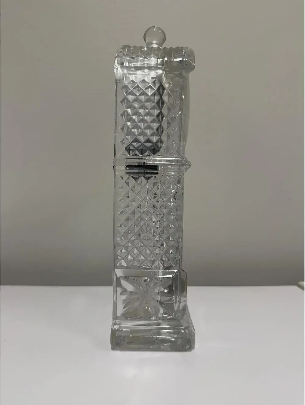 Godinger Crystal Legends Quartz Mantel Clock